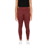 Maroon Adults Leggings with Pockets